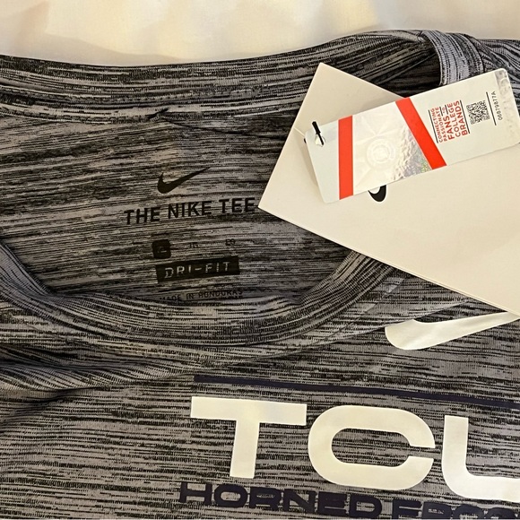 NWT Mens Nike TCU Horned Frogs Velocity Sideline Dri-FIT L/S TShirt (XL) - Picture 4 of 4